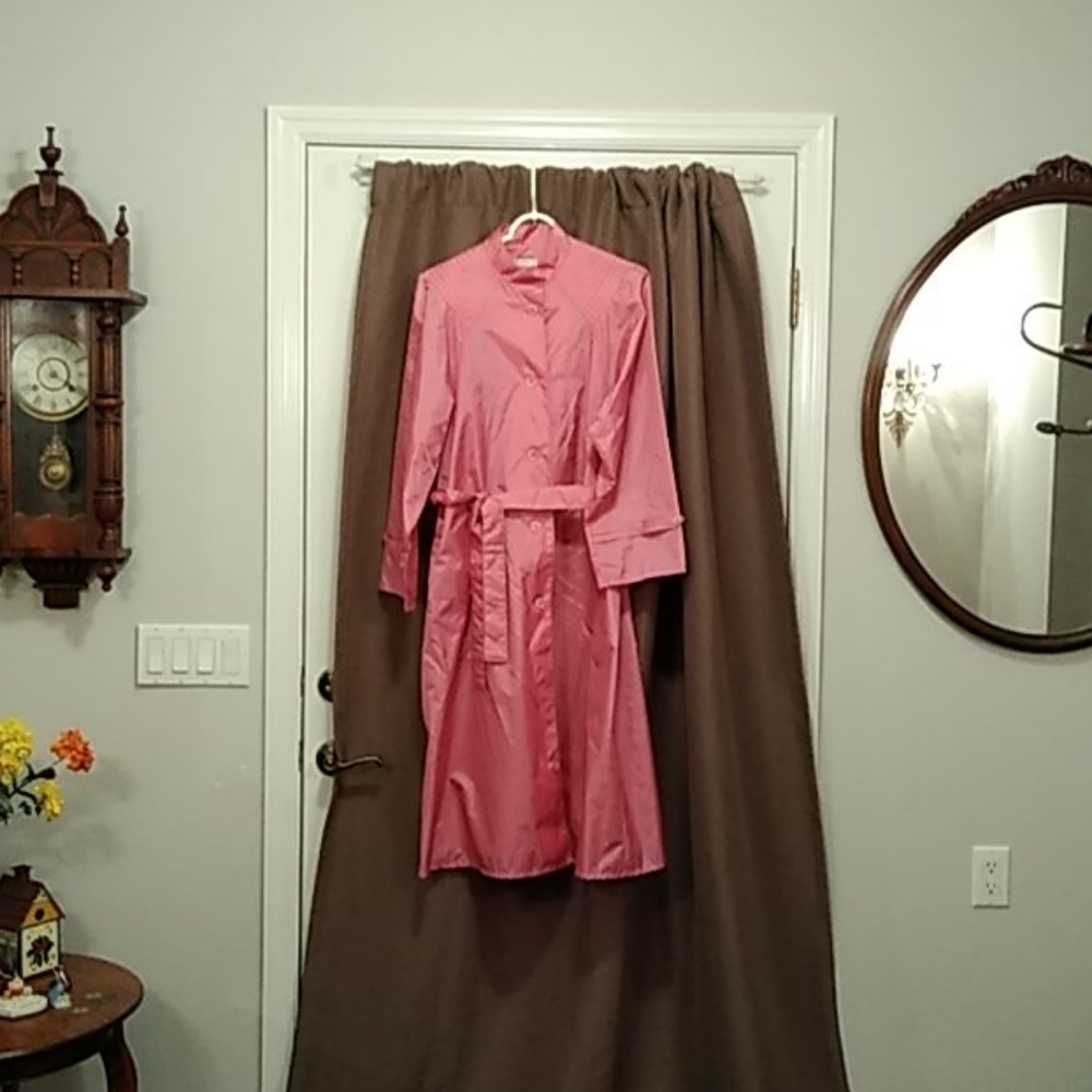 The Totes Coat Raincoat Vibrant Pink Sz 8